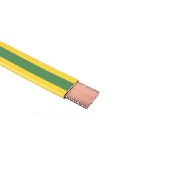 بحرة - شريط نحاسي معزول - مقاس 25x3 ll - أخضر/أصفر - IEC 62561- BSEN 50164