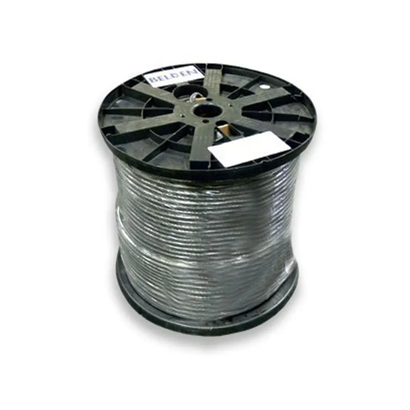 بلدن - كيبل سماعة - 2 خط مقاس 20AWG - لون رمادي - 305 متر/اللفة - TCU/PVC/PVC