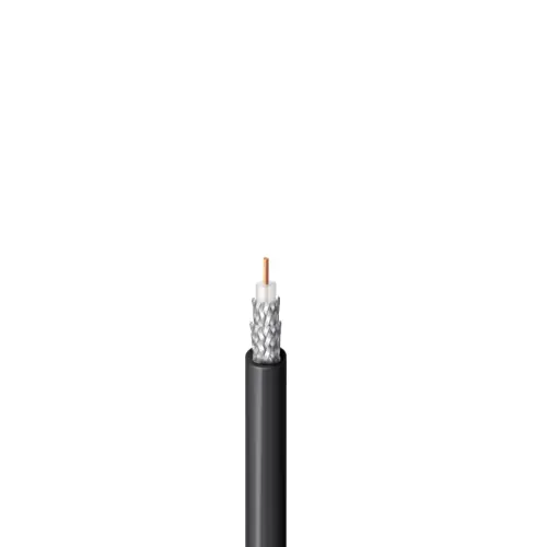 بلدن - كيبل 1 خط - مقاس 20AWG - لون أسود - 305 متر/اللفة - COAXIAL, RG-95, 75 Ohm, ANALOG VIDEO, Double 95% TC Braid