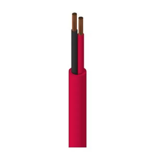 بلدن - كيبل إنذار حريق - خطين - مقاس 18AWG - اللفة 305 متر - لون أحمر - SOLID, OVERALLRI DRAIN WIRE