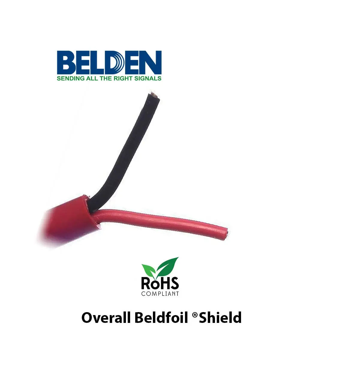 بلدن - كيبل تحكم - 2 خط - مقاس 16AWG - لون أحمر - 305 متر/اللفة - FIRE PROTECTIVE SIGNAL CIRC,CBL 2 CDRS, SOLID CU/P