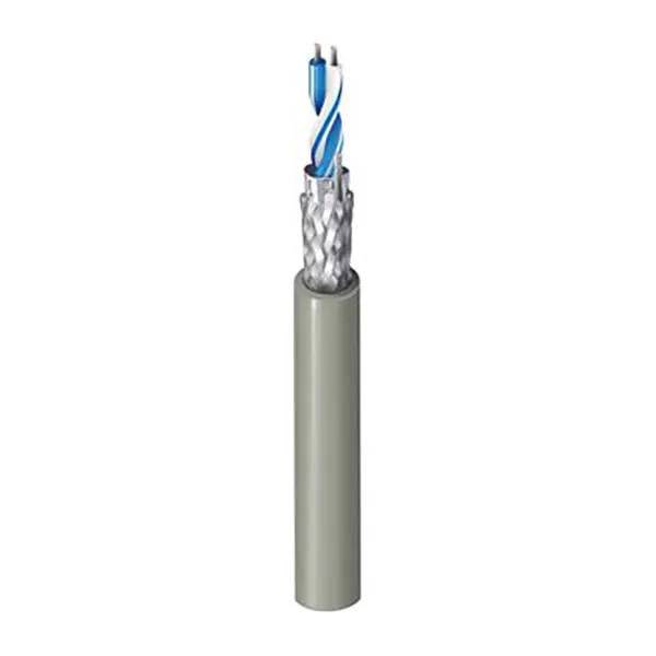 بلدن - كيبل تحكم - خطين - مقاس 24AWG - RS-485, SHIELDED, LSZH, GRAYRI
