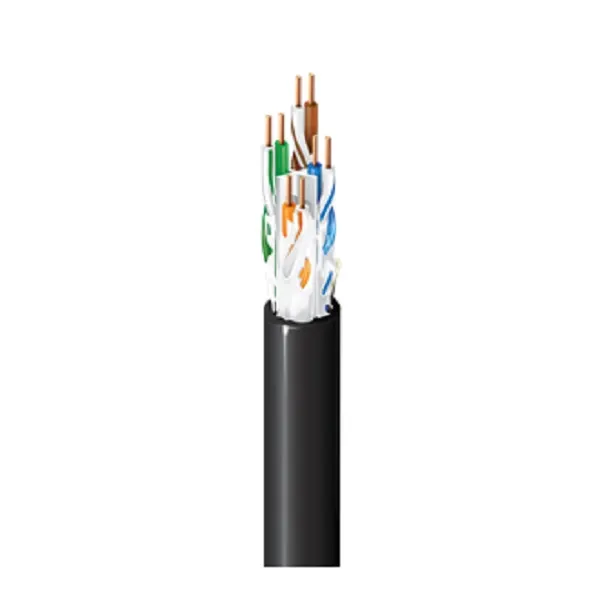 بلدن - كيبل شبكة 8 خط - مقاس 24AWG - اللفة 305 متر - لون أسود - CAT6 U/UTP SCU/PLFN/GELF/PE, BlRI/GELF/PE