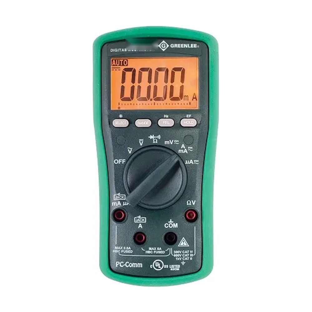 جهاز قياس متعدد رقمي جرينلي DM-200A تيار متردد/مستمر 8 أمبير 1000 فولت