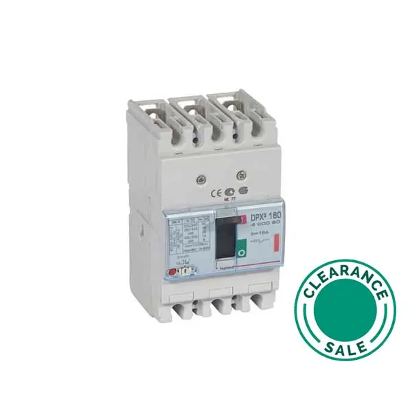ليجراند - قاطع صندوقي DPX³ 160، 3 أقطاب، 16 أمبير، 36 kA/400 فولت، حراري مغناطيسي