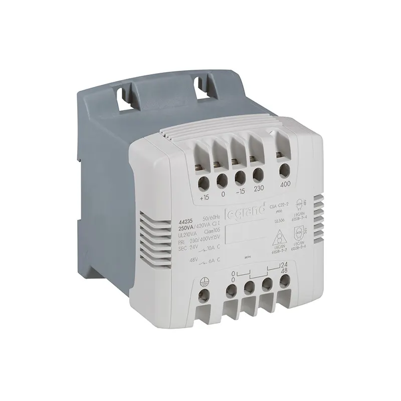 ليجراند - محول التحكم والإشارة، أطراف برغي أحادية، أساسي 230/400 V، ثانوي 24/48 V، 250VA