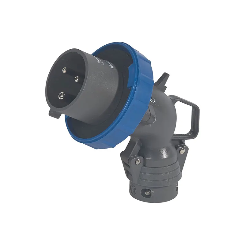 ليجراند - قابس Hypra، مائل، IP66/67-55، 32A، 200/250V~، 2P+E، بلاستيك