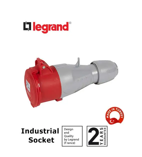 ليجراند - فيش صناعي P17, IP44, 380/415 V~, 32 A, 3P+N+E
