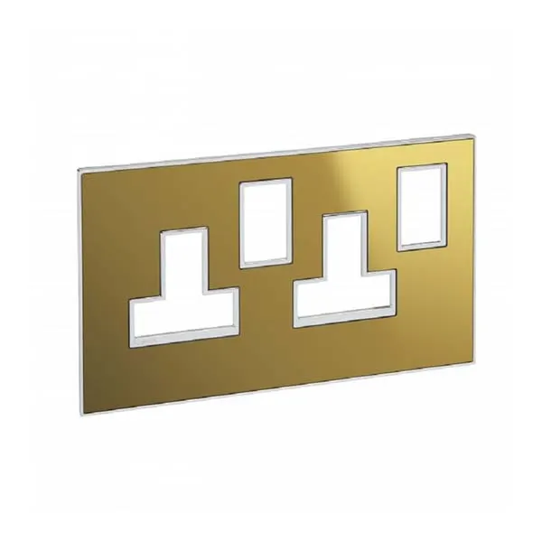 ليجراند - إطار أرتيور - لفيش مزدوج - مربع - BS - ذهبي عاكس