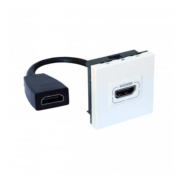 ليجراند - فيش HDMI أرتيور - 2 موديول - أبيض