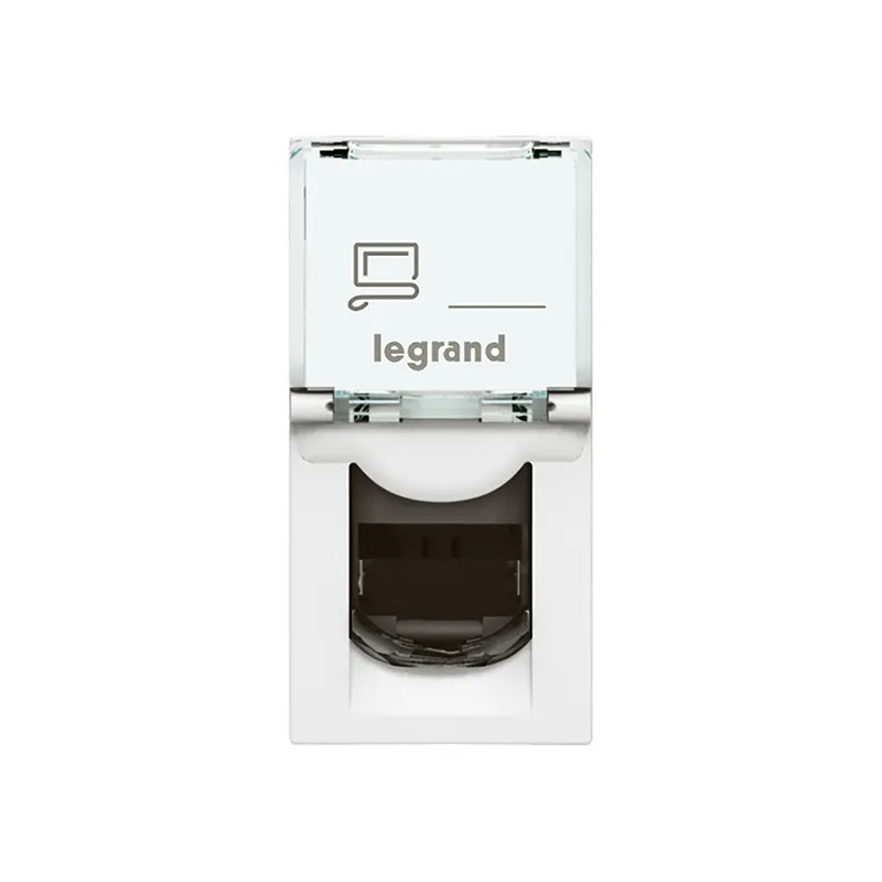 ليجراند - مقبس RJ45 Arteor، Cat. 5e UTP، 1 Module، White