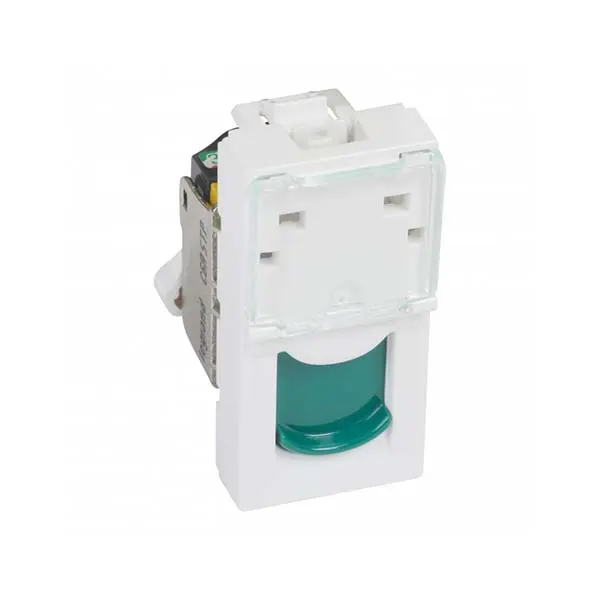 ليجراند - فيش بيانات أرتيور - RJ45 - Cat.6A - STP - 1 موديول - أبيض - غطاء أخضر