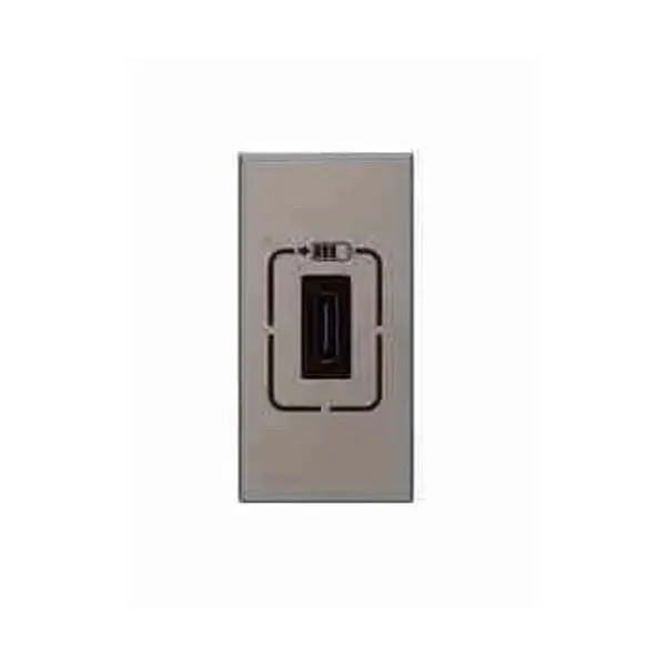ليجراند - فيش أرتيور - USB من النوع C - 1.5 أمبير/7.5 وات - 5 فولت - 1 موديول - مغنيسيوم