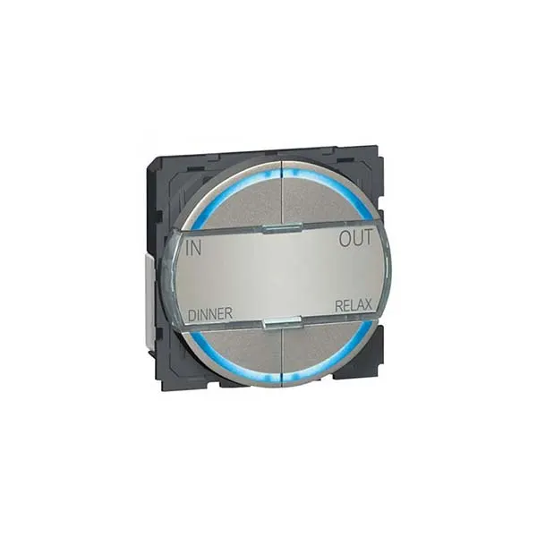 ليجراند - مفتاح KNX أرتيور - 4 مفاتيح - دائري - مغنيسيوم