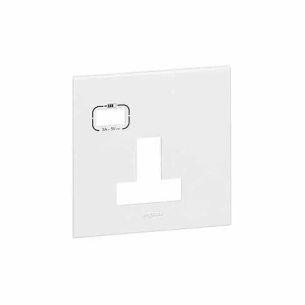 ليجراند - إطار أرتيور - لفيش مع USB A - مفرد - ستانلس ستيل مصقول