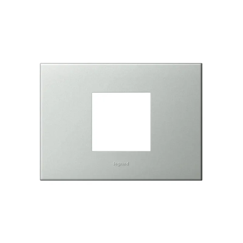 ليجراند - لوحة Arteor، إيطالية/أمريكية، 2 موديول، مربع، Pearl Aluminium