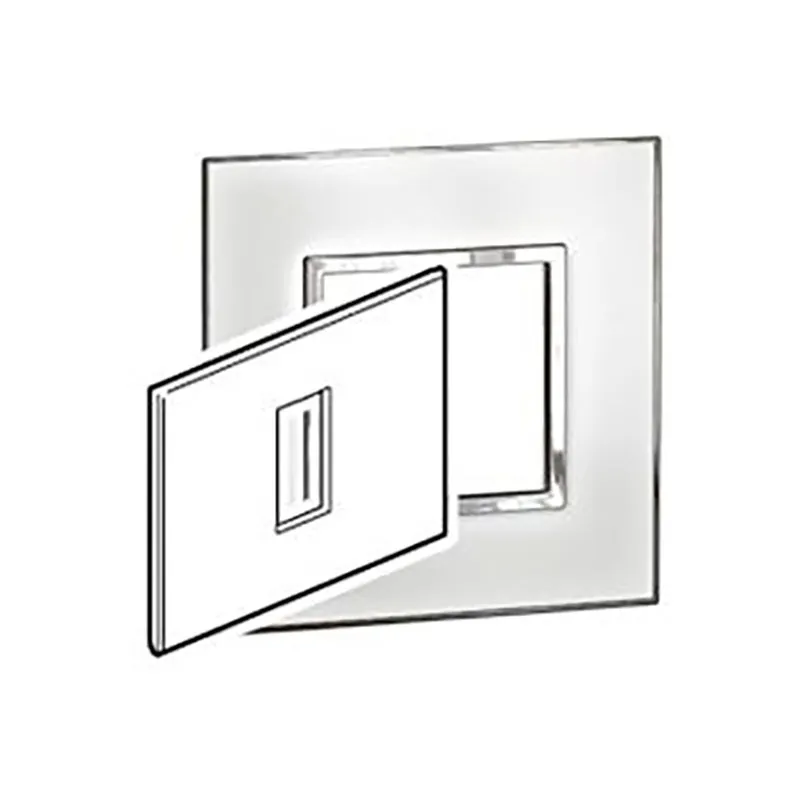 ليجراند - لوحة Arteor، إيطالية/أمريكية، 1 موديول، مربع، 2''x4''، Mirror White