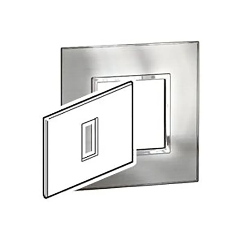 ليجراند - لوحة Arteor، إيطالية/أمريكية، 1 موديول، مربع، 2''x4''، Graphite