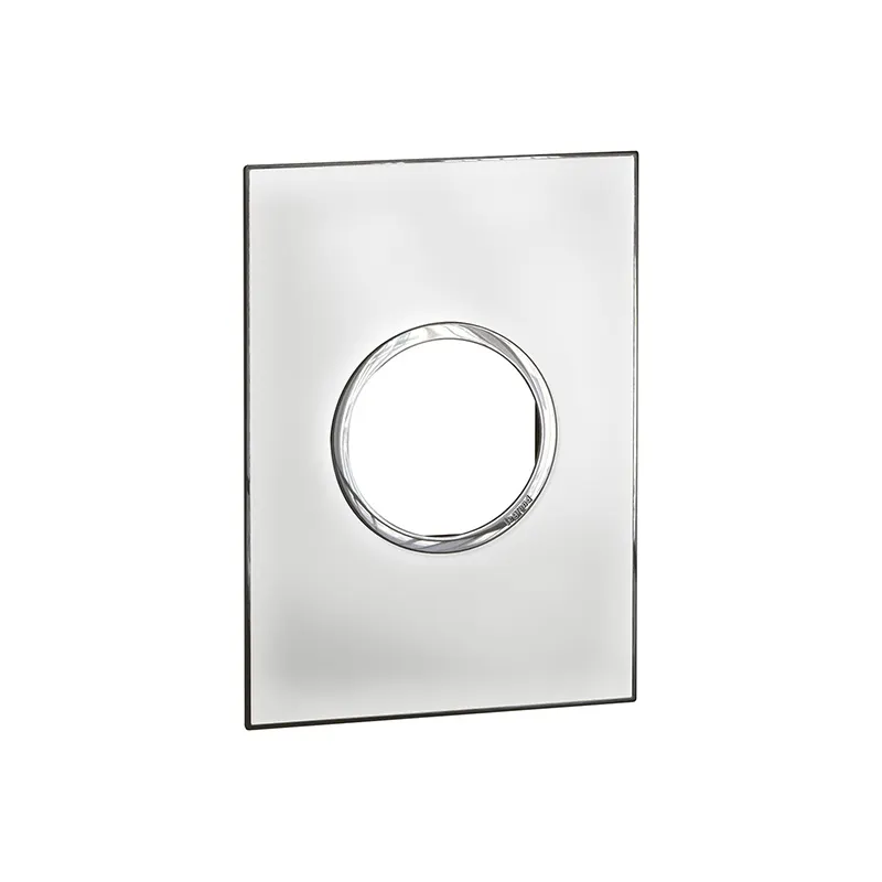 ليجراند - لوحة Arteor، إيطالية/أمريكية، 2 موديول، دائري، 2"x4"، Mirror White