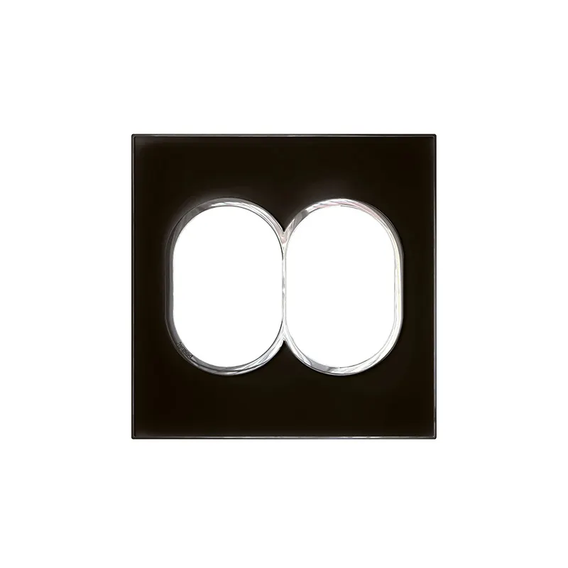 ليجراند - لوحة Arteor، إيطالية/أمريكية، 2x3 موديول، دائري، 4"x4"، Mirror Black