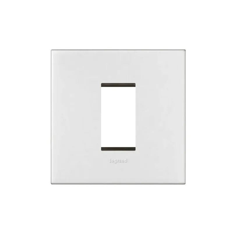 ليجراند - غطاء مع إطار Arteor، هندي، موديول 1، مربع، White