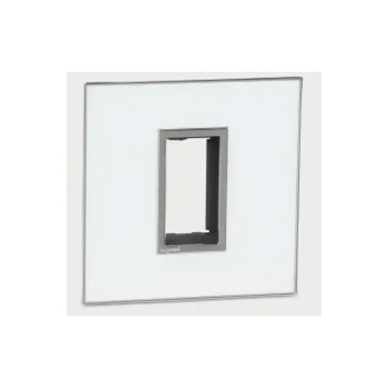 ليجراند - غطاء مع إطار Arteor، هندي، موديول 1، مربع، Mirror White