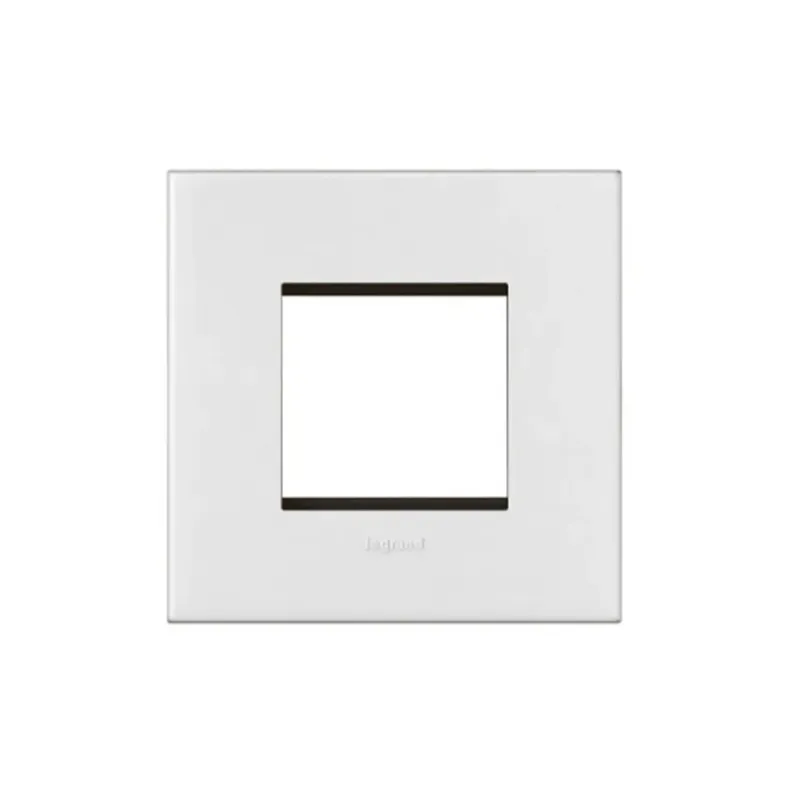 ليجراند - غطاء مع إطار Arteor، هندي، 2 موديول، مربع، White