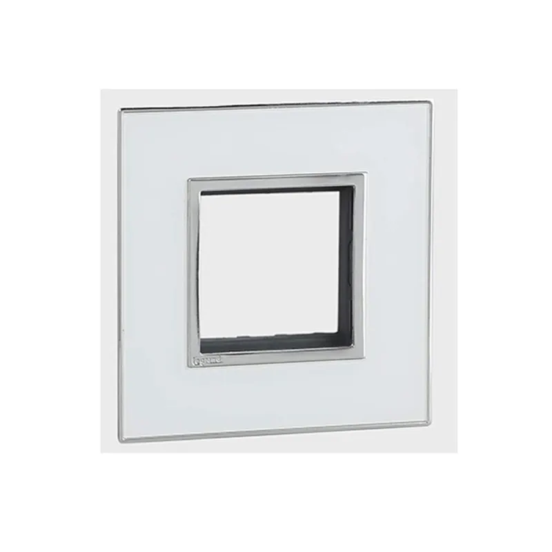 ليجراند - غطاء مع إطار Arteor، هندي، 2 موديول، مربع، Mirror White