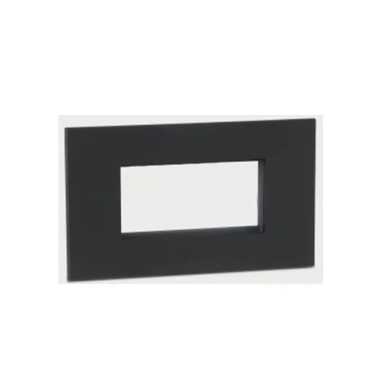 ليجراند - غطاء مع إطار Arteor، هندي، 4 موديول، مربع، Graphite