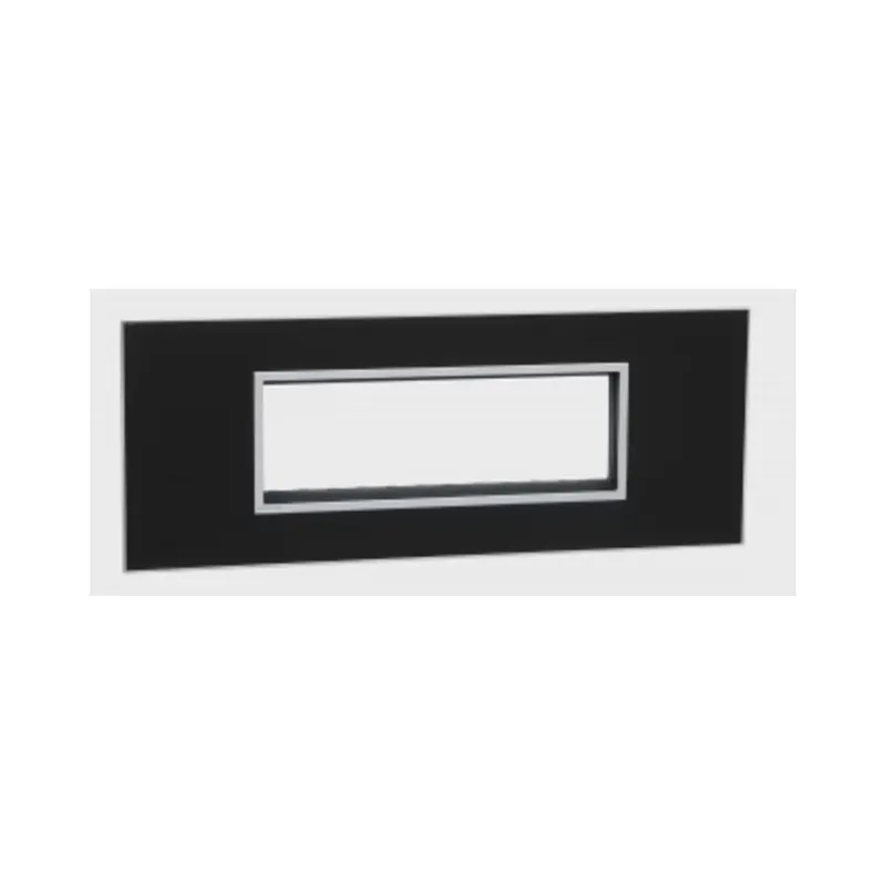 ليجراند - غطاء مع إطار Arteor، هندي، 6 موديول، مربع، Mirror Black