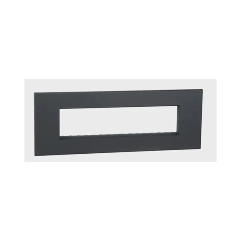 ليجراند - غطاء مع إطار Arteor، هندي، 8 موديول، مربع، Graphite