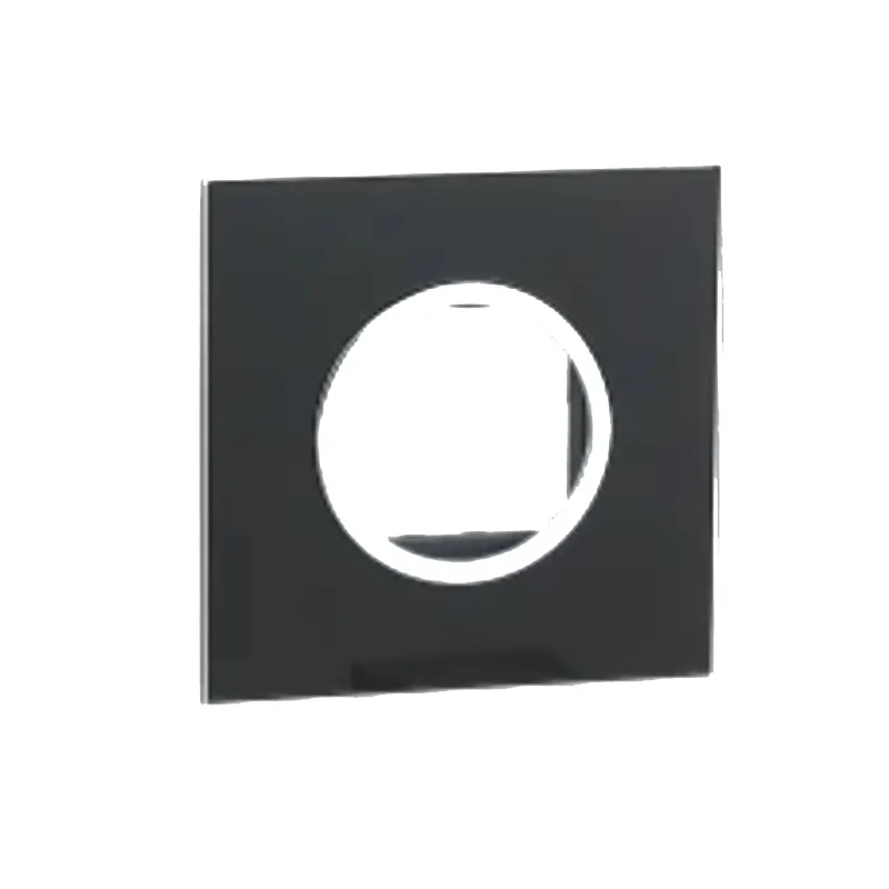 ليجراند - غطاء مع إطار Arteor، هندي، 2 موديول، دائري، Mirror Black