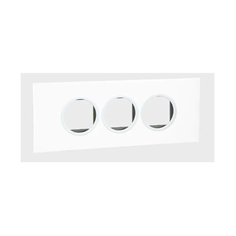 ليجراند - غطاء مع إطار Arteor، هندي، 6 موديول، دائري، White