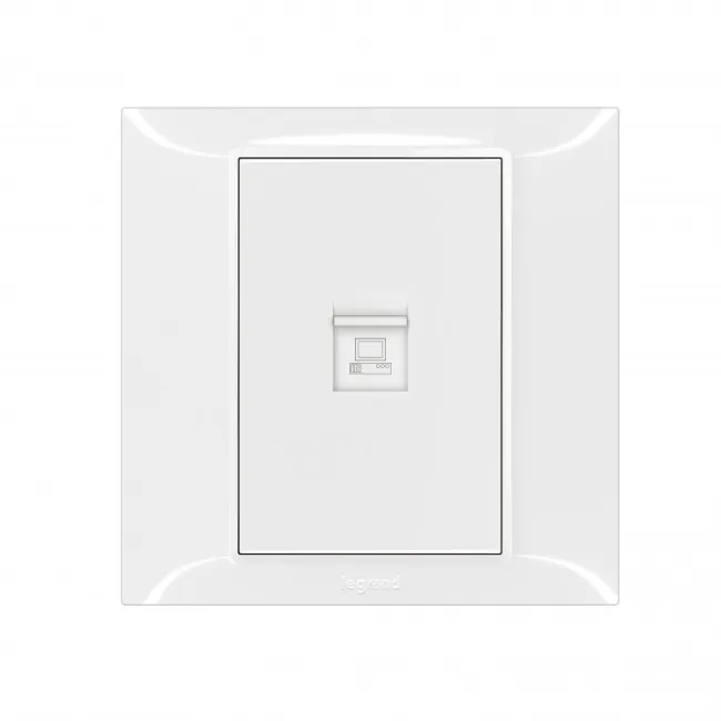 ليجراند - مقبس داتا بيلانكو إس - RJ45 كاتيجوري 6 UTP - أبيض