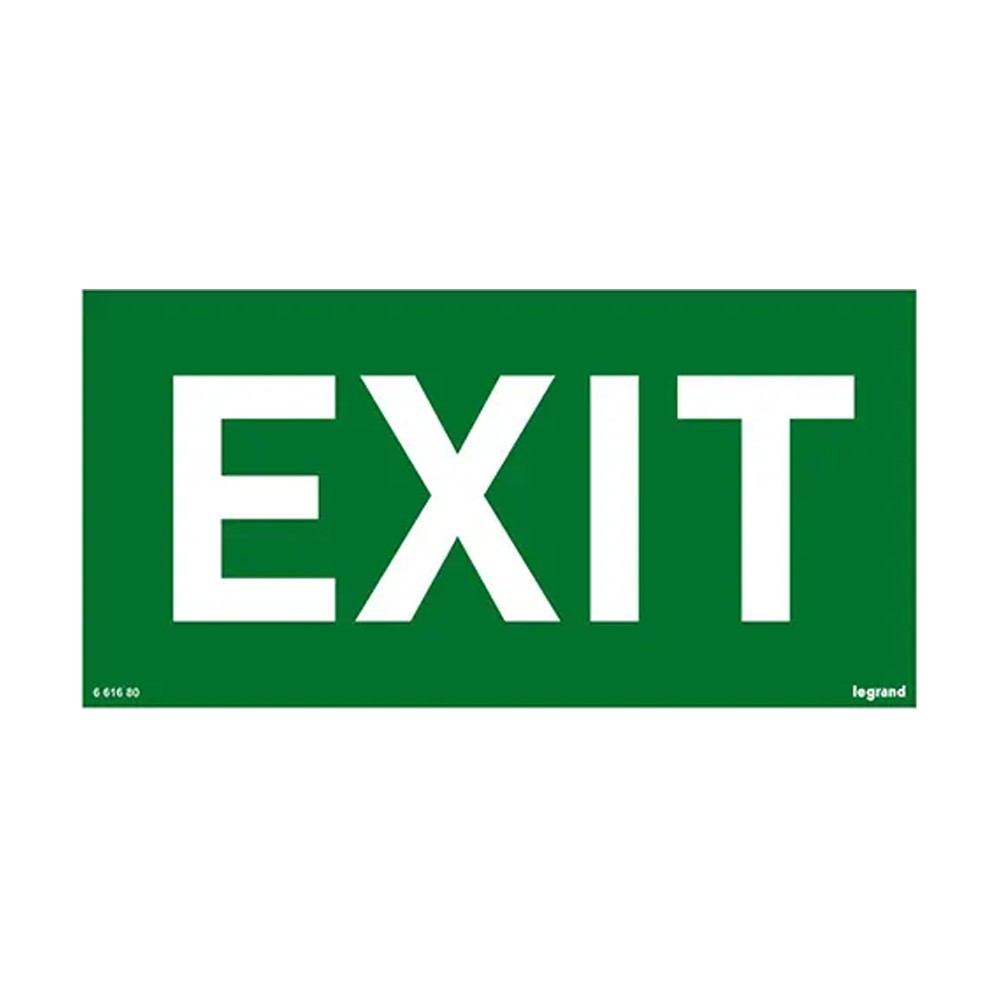 ليجراند - ملصق، للإضاءة الطارئة، "EXIT"، 100x200 مم