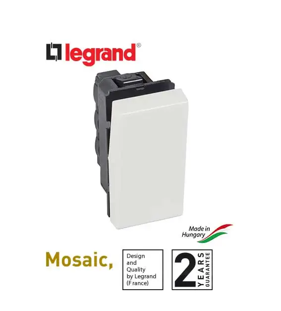ليجراند - مفتاح - 16 أمبير - 250 فولت - 1 موديول - أبيض