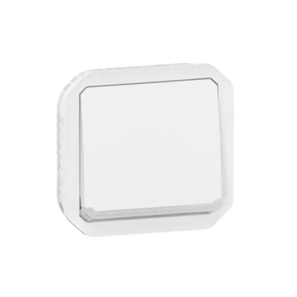 ليجراند - مفتاح Plexo، IP55، فتحة،خط 2، 10AX 250V، آلية، أبيض