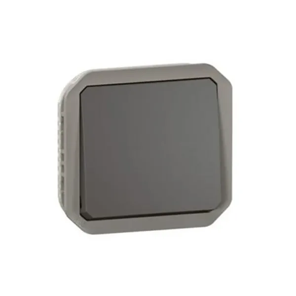 ليجراند - مفتاح Plexo، IP55، فتحة،خط 2، 10A 250V، آلية، أنثراسايت