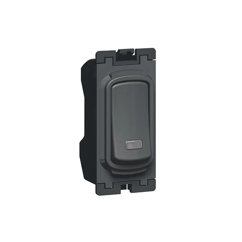 ليجراند - مفتاح فردي Synergy، موديول الشبكة، 1 طريق، 10AX، 250V~، + Neon، Anthracite