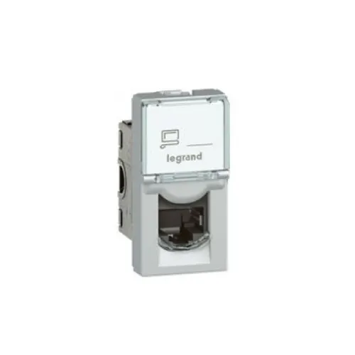 ليجراند - مقبس انترنت RJ 45 - Cat .6A UTP - أبيض - 1 موديل - ألومنيوم