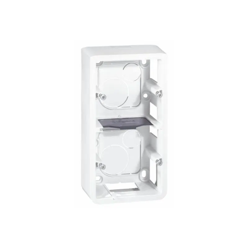 ليجراند - علبة تركيب على السطح Mosaic، 5 أو 2x2 Vertical موديول، عمق 40mm