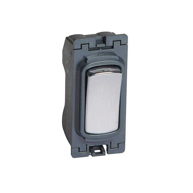 ليجراند - مفتاح Grid Module Synergy، خط 2، 20 AX، 250 V~، SD Polish Stainless Steel