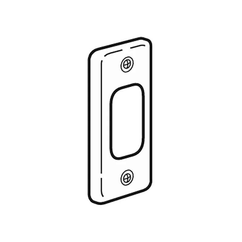 ليجراند - لوحة أمامية Synergy Authentic، مفرد، 1 موديول، Architrave، Polished Stainless Steel
