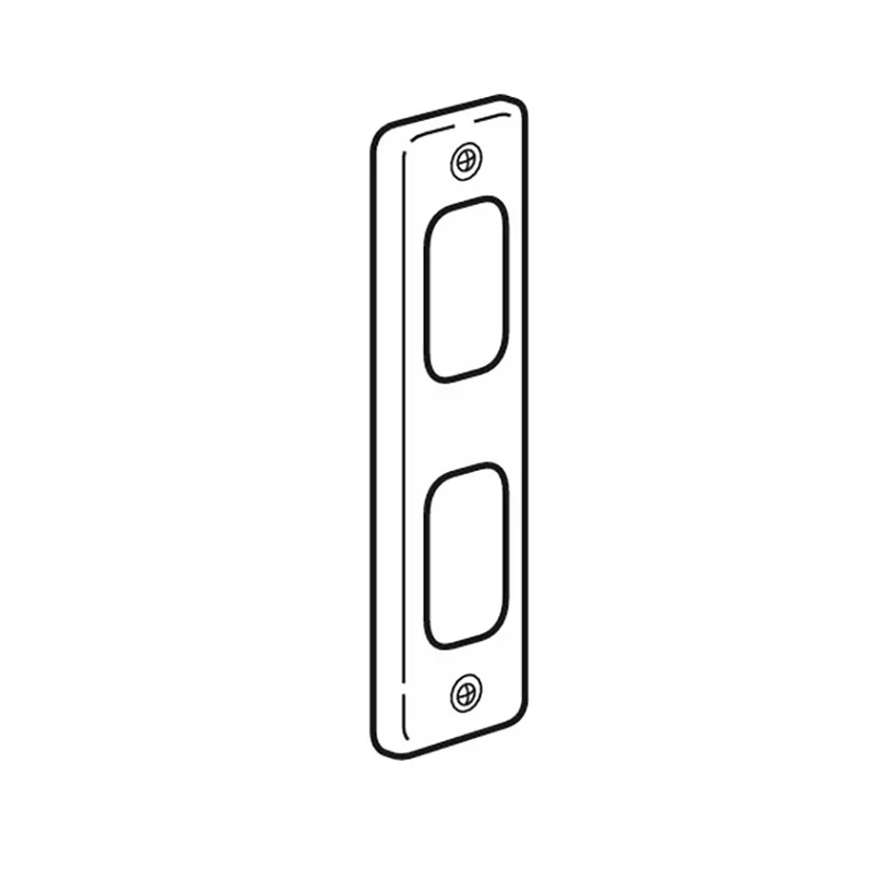 ليجراند - لوحة أمامية Synergy Authentic، مزدوج، 2 موديول، Architrave، Polished Stainless Steel
