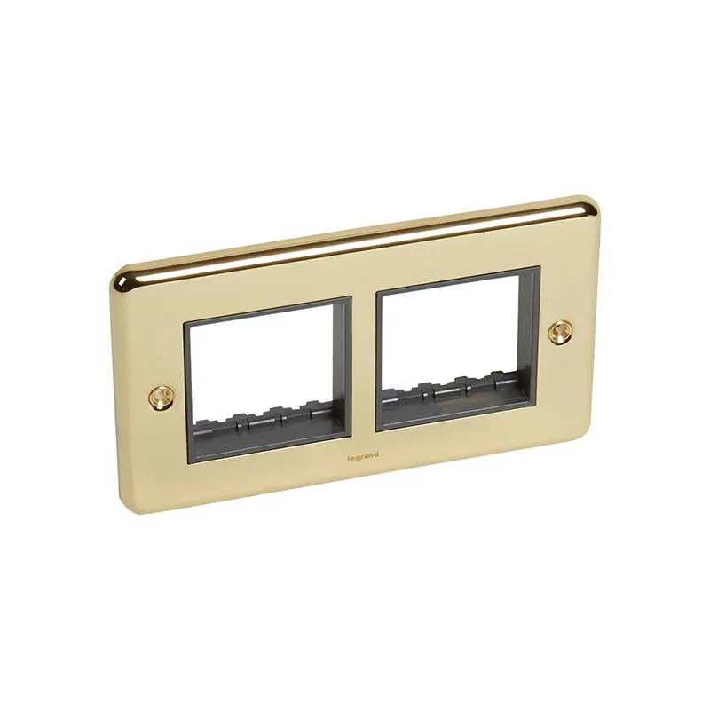 ليجراند - لوحة أمامية Synergy Authentic، مزدوج، لمودول Arteor 2، Glossy Gold
