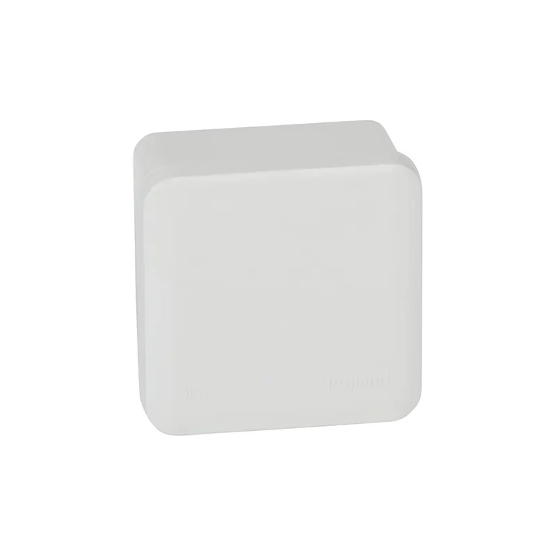 ليجراند - علبة التوصيل Plexo، IP55، IK07، 650°C، 80x80x45mm، مربع، سطح أملس، Grey