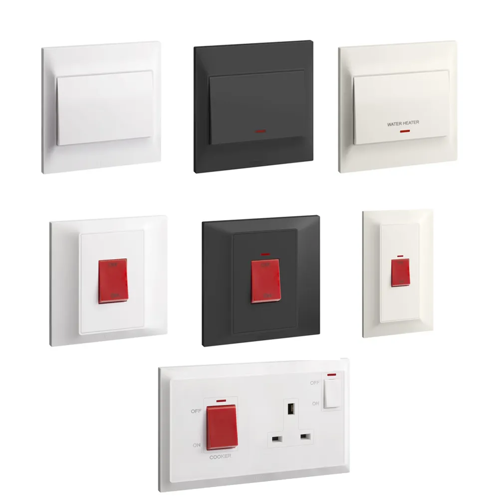 BELANKO S - Double Pole Switches and Cooker Control Unit