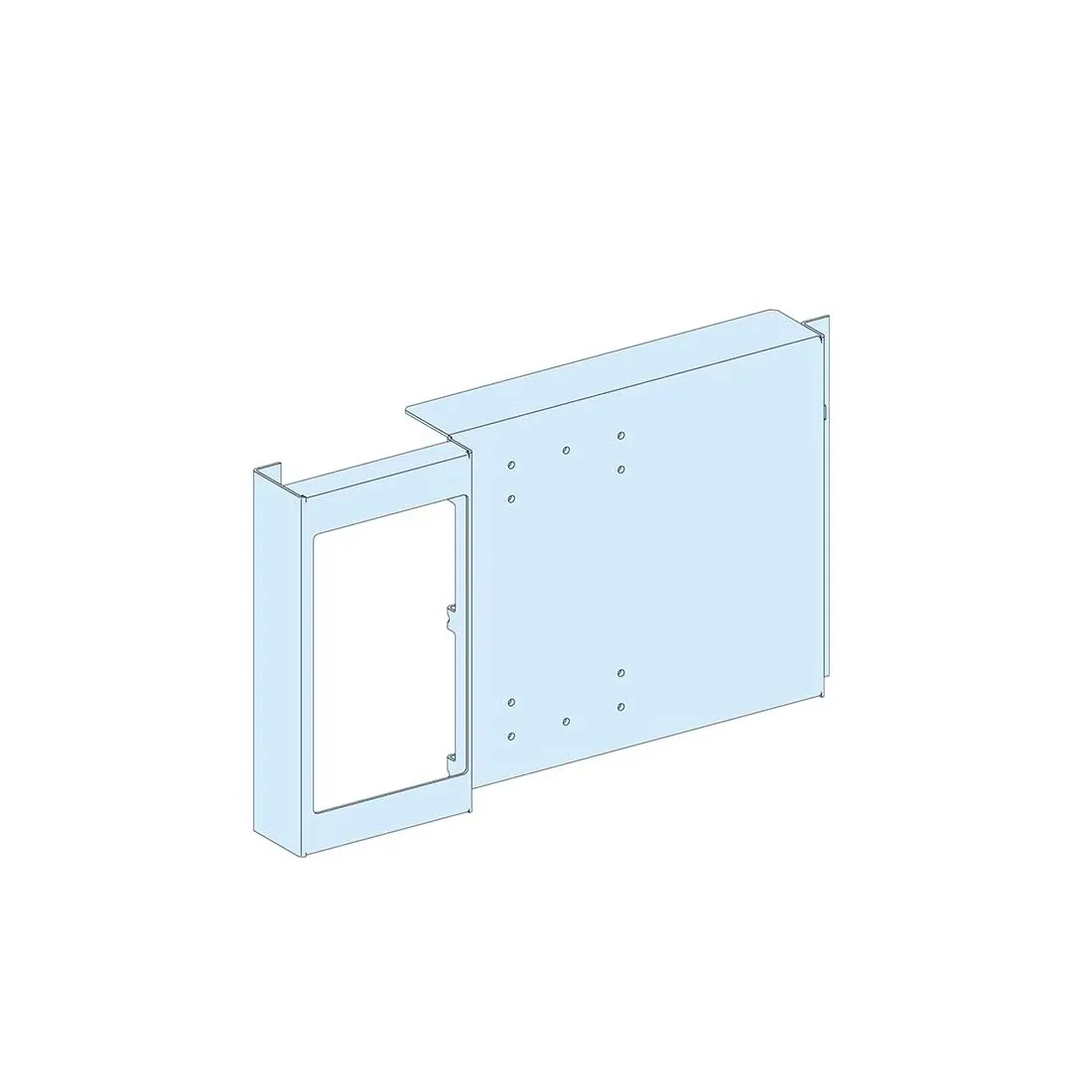 شنايدر - إكسسوار لوحة خدمة - MOUNTING PLATE NSX/CVS/VIGI/INS 630 V. FIX. TOGGLE