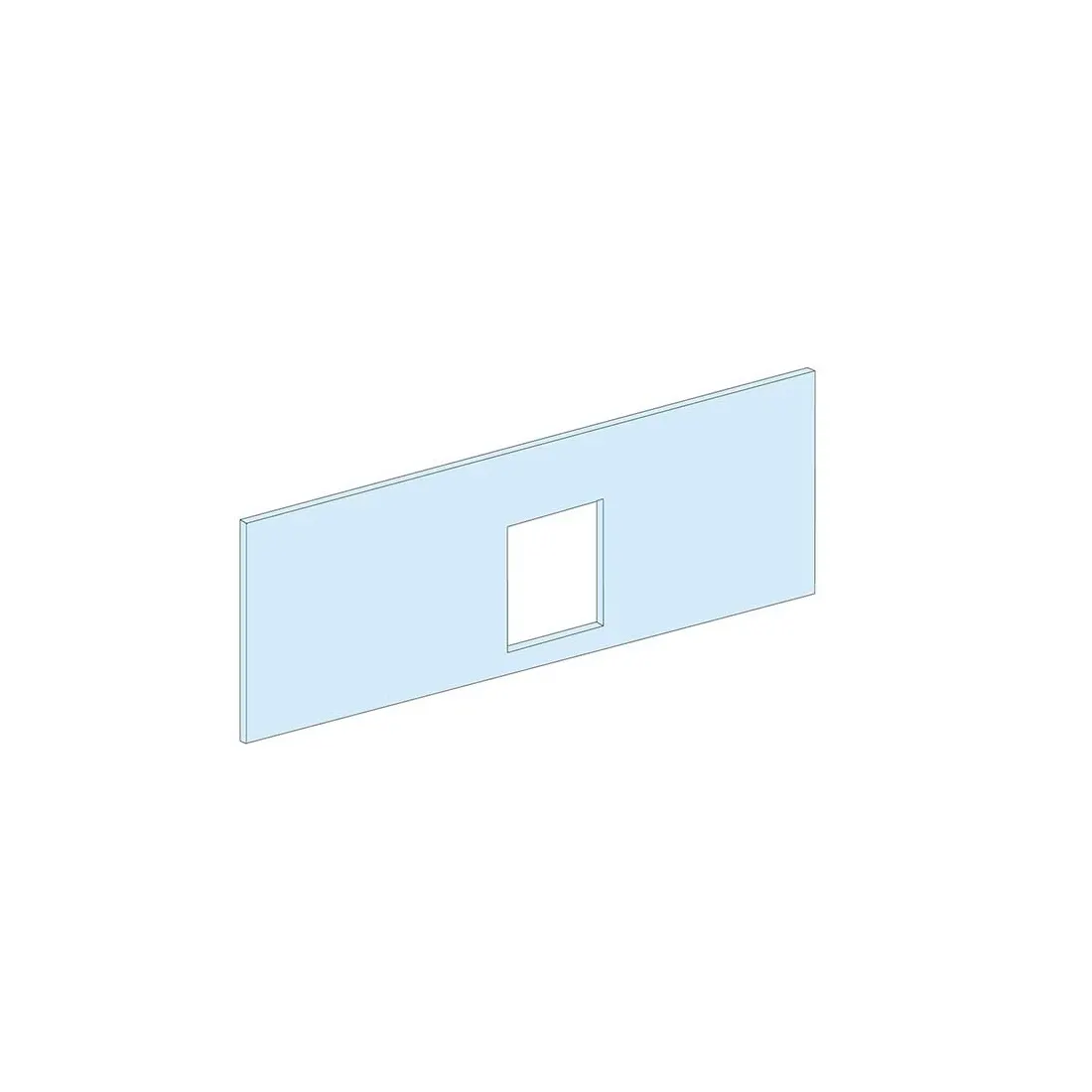 شنايدر - إكسسوار لوحة خدمة - FRONT PLATE NSX250 HORIZONTAL FIXED MOTOR W600 4M