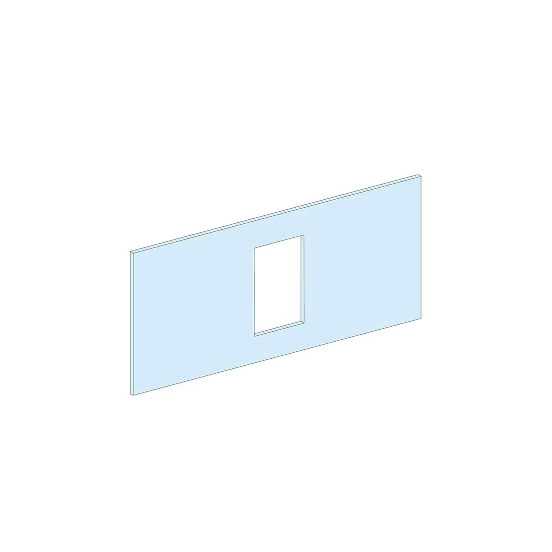شنايدر - إكسسوار لوحة خدمة - FRONT PLATE INS630 HORIZONTAL W600 9M